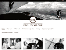 Tablet Screenshot of cire-facilitygroup.com